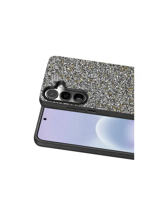 Onegif Samsung Galaxy A37 5g Bright Simli Kapak - Gold