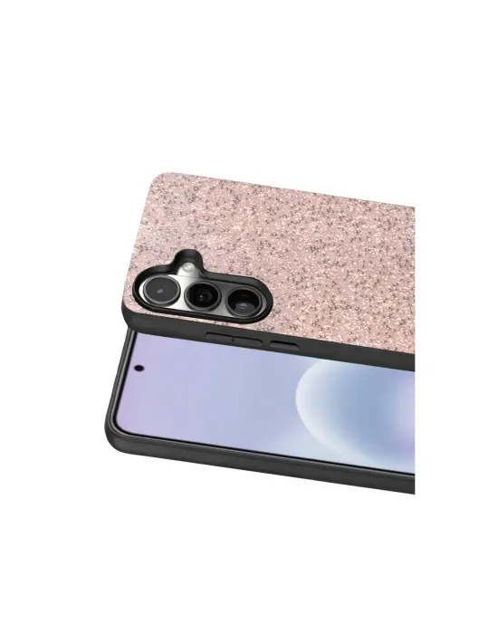 Onegif Samsung Galaxy A57 5g Bright Simli Kapak - Pembe