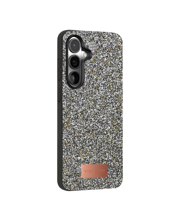 Onegif Samsung Galaxy S24 Plus Bright Simli Kapak - Gold