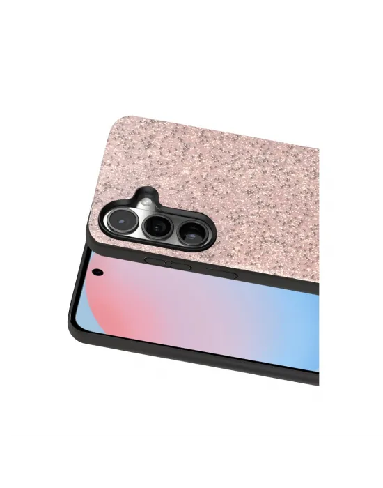 Onegif Samsung Galaxy S24 Plus Bright Simli Kapak - Pembe