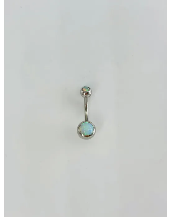 Opal Taşlı Göbek Piercıng - Pg0163