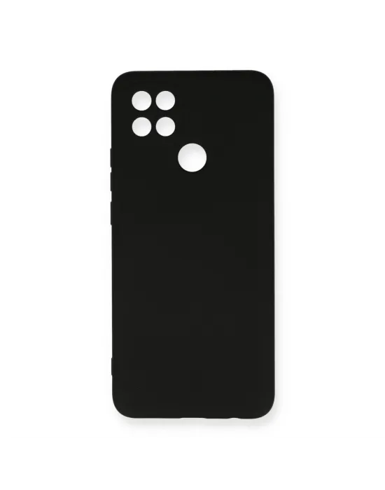 Oppo A15 Kılıf Nano İçi Kadife Silikon - Siyah