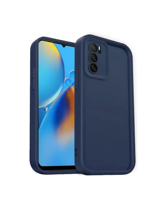 Oppo A16 Kılıf Viera Silikon - Lacivert
