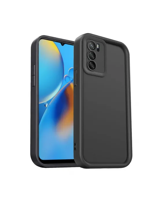 Oppo A16 Kılıf Viera Silikon - Siyah