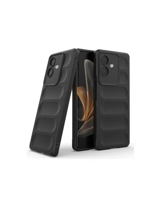 Oppo A3 Kılıf Optimum Silikon - Siyah