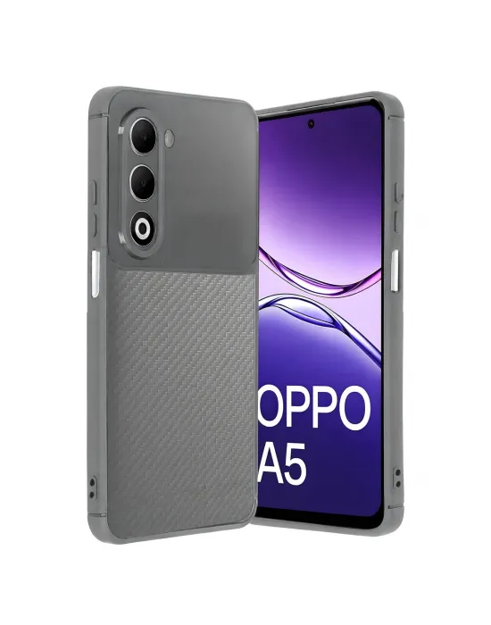 Oppo A5 4g Auto Focus Karbon Kapak - Gri