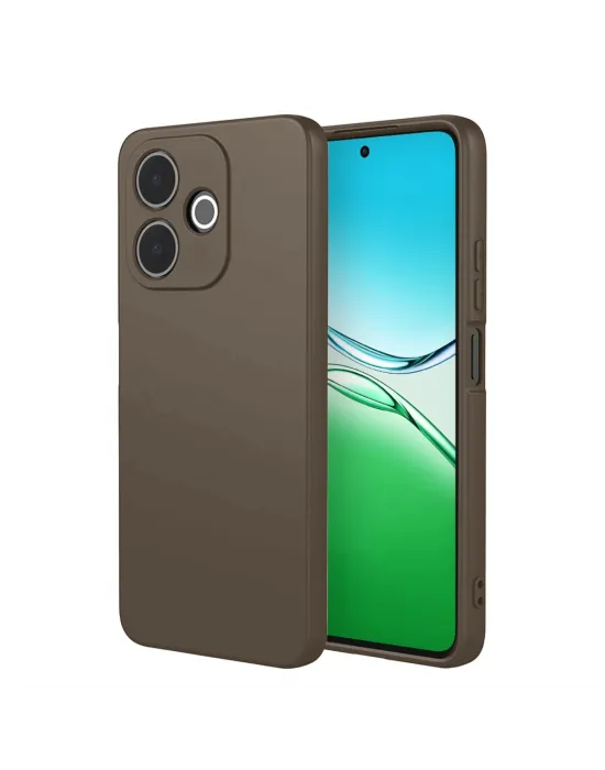 Oppo A5 Pro 4g First Silikon - Kahverengi