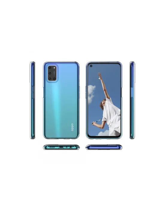 Oppo A52 Kılıf Lüx Şeffaf Silikon