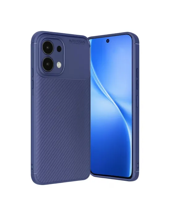 Oppo A6 Pro 4g Auto Focus Karbon Kapak - Lacivert