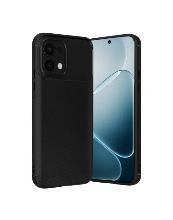 Oppo A6 Pro 4g Auto Focus Karbon Kapak - Siyah