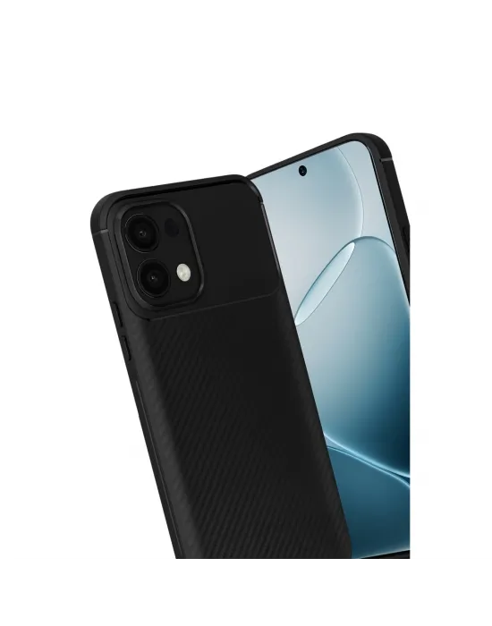 Oppo A6 Pro 4g Auto Focus Karbon Kapak - Siyah