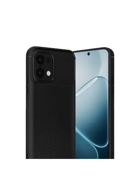 Oppo A6 Pro 4g Auto Focus Karbon Kapak - Siyah