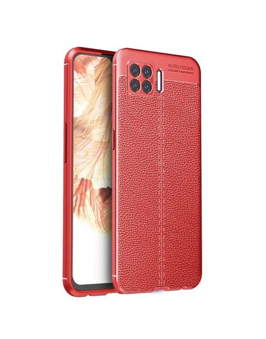 Oppo A73 Kılıf Auto Focus Kapak - Kırmızı