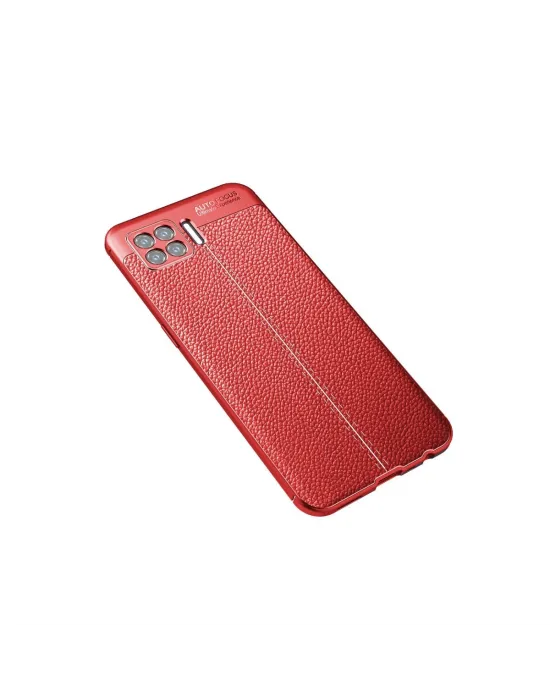 Oppo A73 Kılıf Auto Focus Kapak - Kırmızı