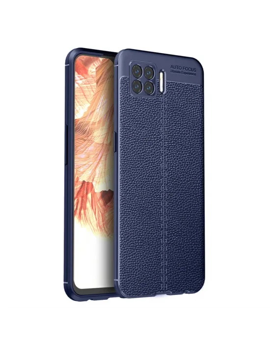 Oppo A73 Kılıf Auto Focus Kapak - Lacivert