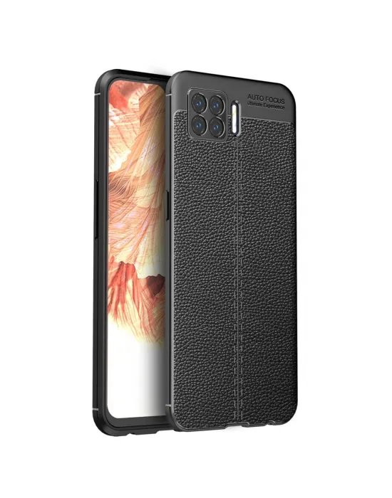 Oppo A73 Kılıf Auto Focus Kapak - Siyah
