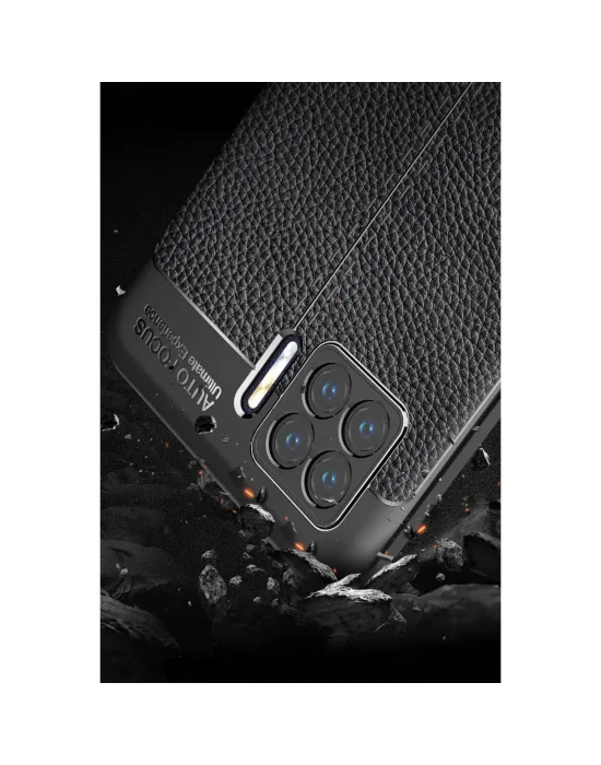 Oppo A73 Kılıf Auto Focus Kapak - Siyah