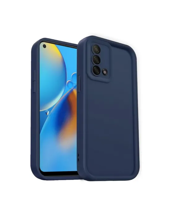 Oppo A74 4g Kılıf Viera Silikon - Lacivert