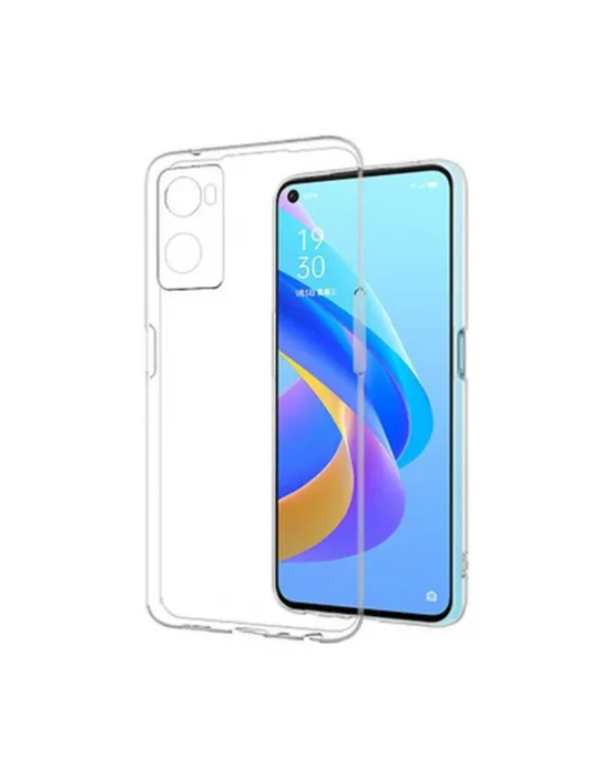 Oppo A96 Kılıf Lüx Şeffaf Silikon