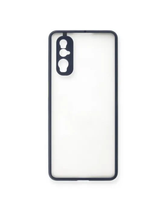 Oppo Find X2 Kılıf Montreal Silikon Kapak - Lacivert