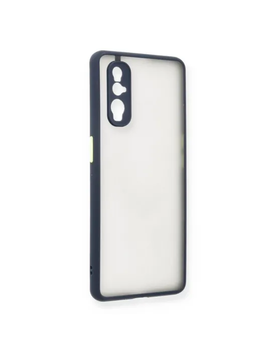 Oppo Find X2 Kılıf Montreal Silikon Kapak - Lacivert