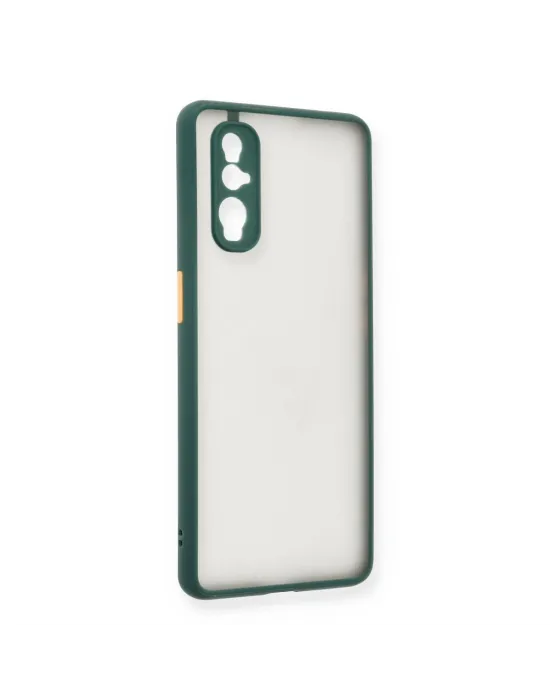 Oppo Find X2 Kılıf Montreal Silikon Kapak - Yeşil