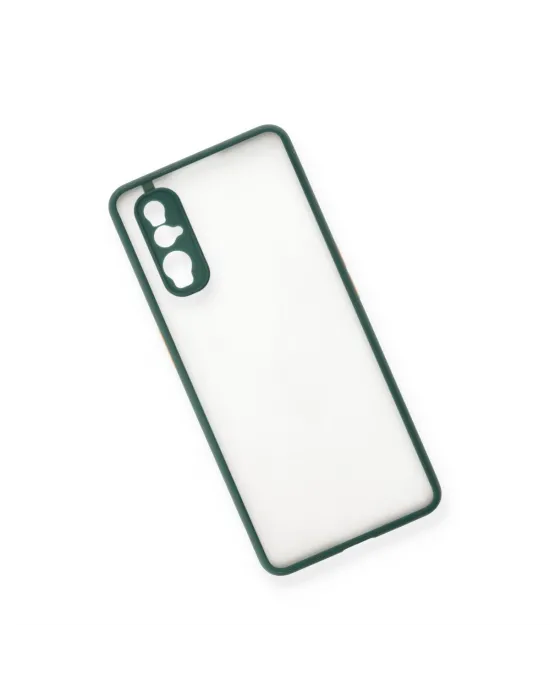 Oppo Find X2 Kılıf Montreal Silikon Kapak - Yeşil