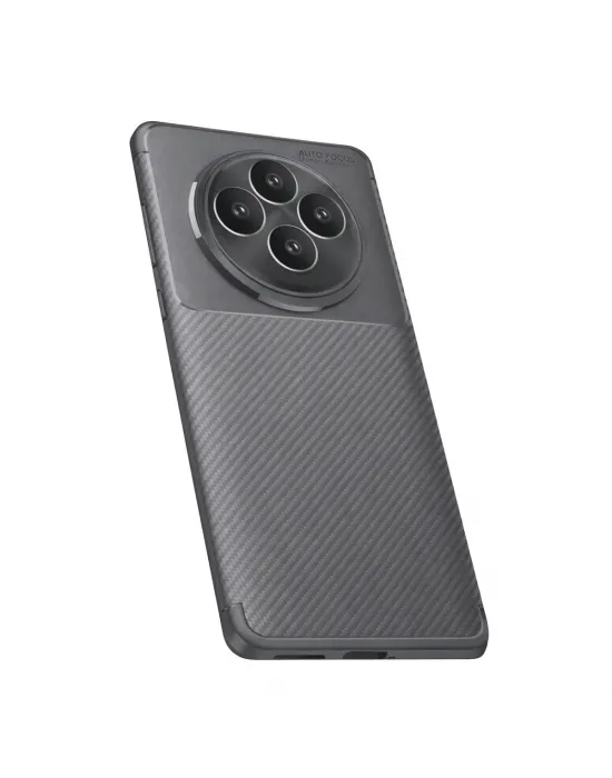Oppo Reno 11 Fs Kılıf Auto Focus Karbon Kapak - Gri