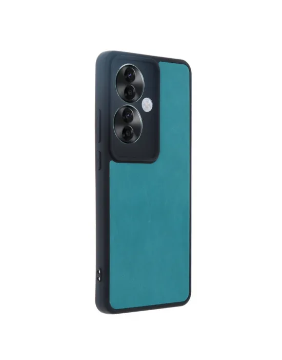 Oppo Reno 11f Kılıf Aras Deri Kapak - Açık Yeşil