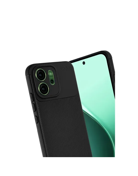 Oppo Reno 14 Auto Focus Karbon Kapak - Siyah