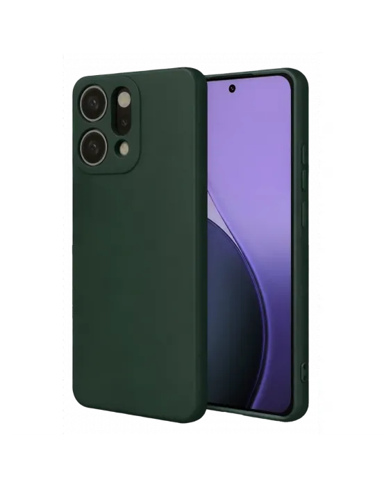 Oppo Reno 14 First Silikon - Koyu Yeşil