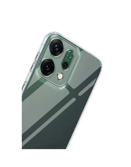 Oppo Reno 14 Kılıf Lüx Şeffaf Silikon - Şeffaf