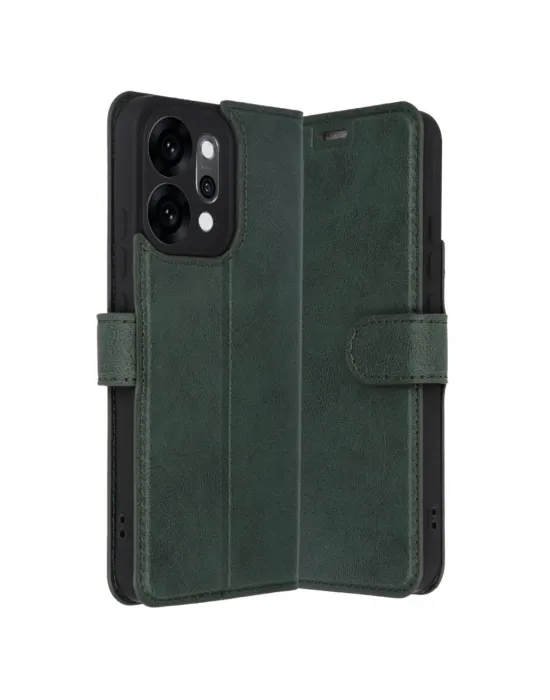 Oppo Reno 14 Trend S Plus Kapaklı Kılıf - Yeşil