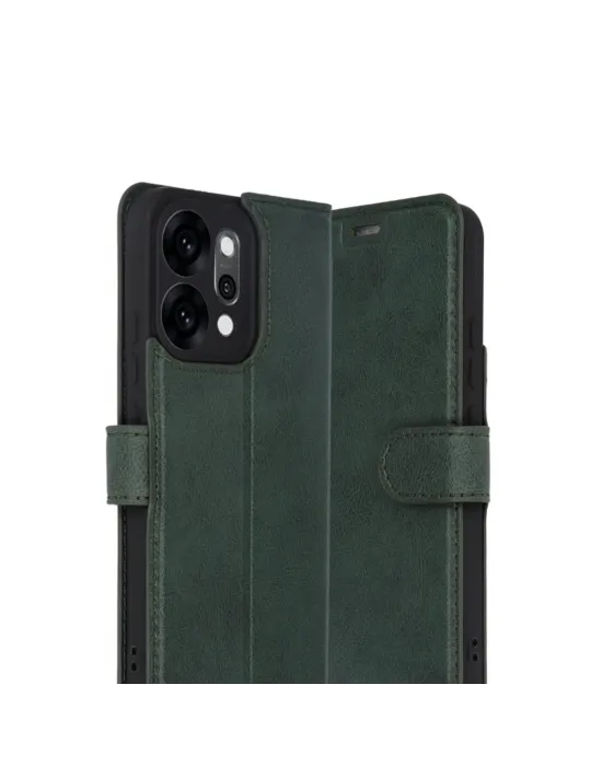 Oppo Reno 14 Trend S Plus Kapaklı Kılıf - Yeşil