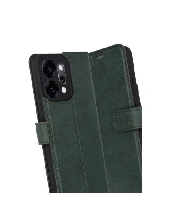 Oppo Reno 14 Trend S Plus Kapaklı Kılıf - Yeşil