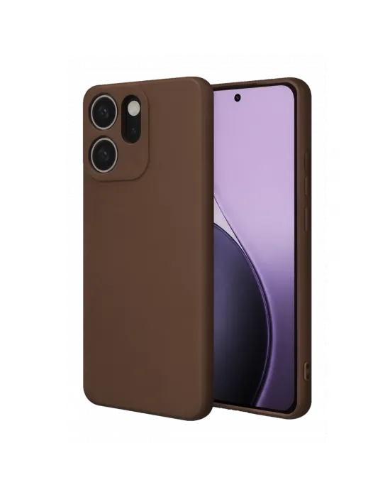 Oppo Reno 14f First Silikon - Kahverengi