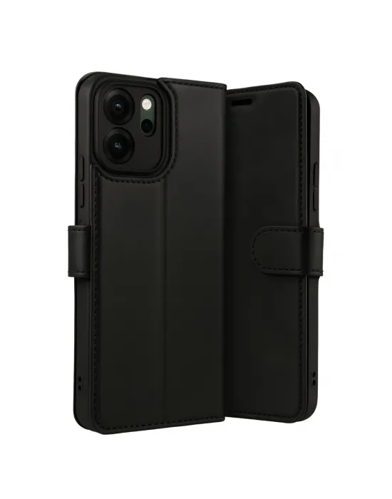 Oppo Reno 14f Trend S Plus Kapaklı Kılıf - Siyah