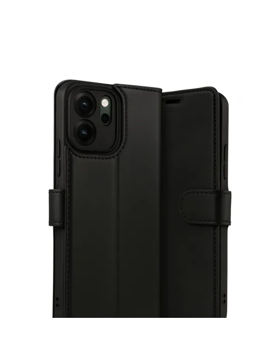 Oppo Reno 14f Trend S Plus Kapaklı Kılıf - Siyah