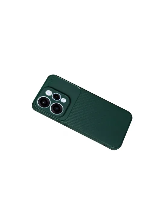 Oppo Reno 15 Auto Focus Karbon Kapak - Koyu Yeşil