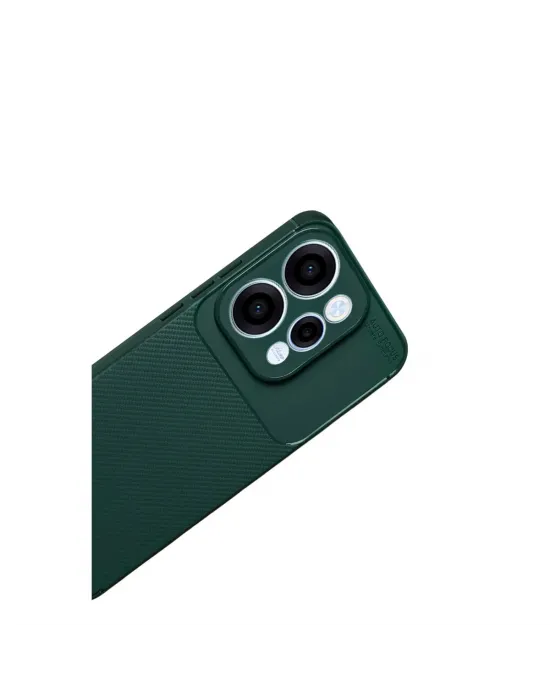 Oppo Reno 15 Auto Focus Karbon Kapak - Koyu Yeşil