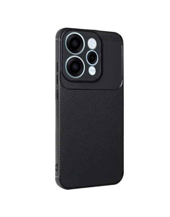 Oppo Reno 15 Auto Focus Karbon Kapak - Siyah