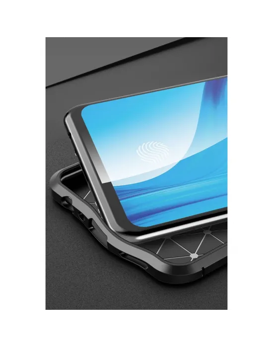 Oppo Reno 4 Lite Kılıf Auto Focus Kapak - Lacivert