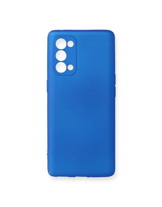 Oppo Reno 5 Pro Kılıf First Silikon - Mavi