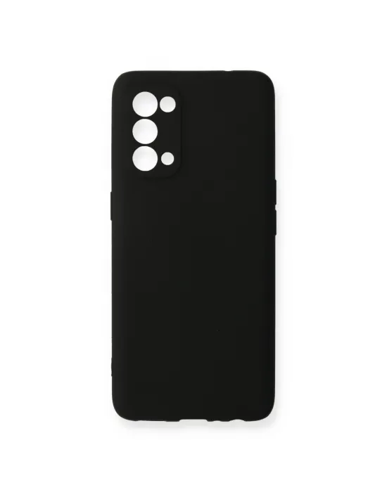 Oppo Reno 5 Pro Kılıf First Silikon - Siyah