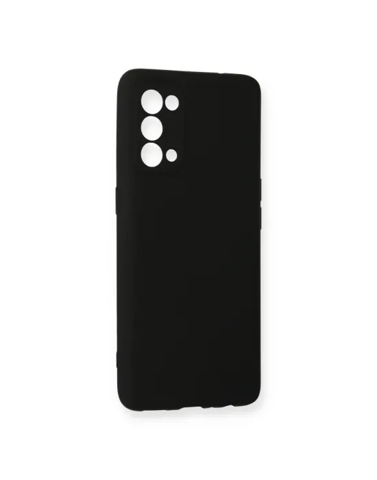 Oppo Reno 5 Pro Kılıf First Silikon - Siyah