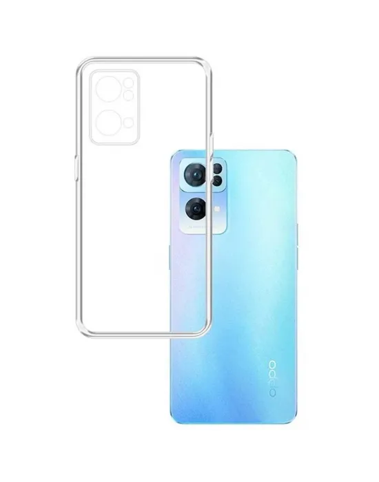 Oppo Reno 7 Lite Kılıf Lüx Şeffaf Silikon