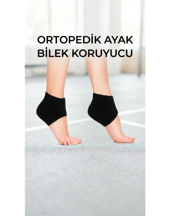 Ortopedik Topuk Dikeni Destekli Silikonlu Çorap 2li Set