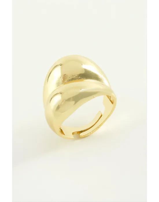 Oval Metal Yüzük