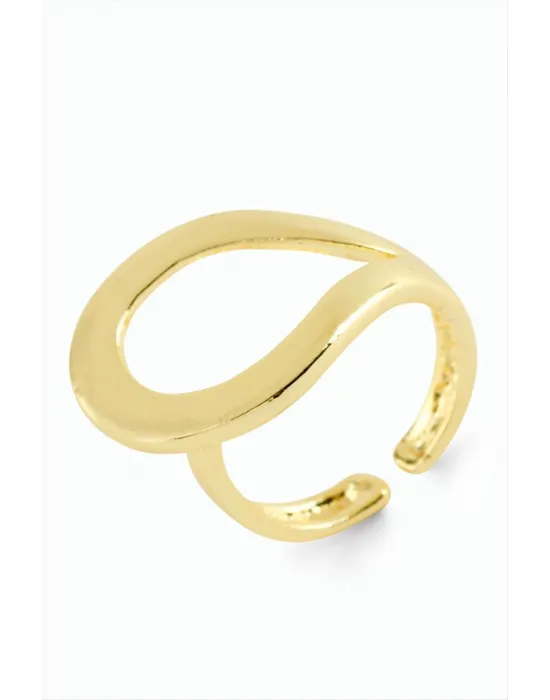 Oval Metal Yüzük