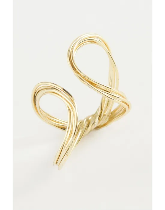 Oval Metal Yüzük